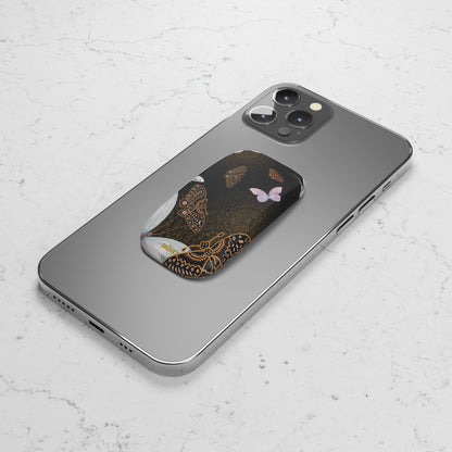 Spiral Butterfly Phone Click-On Grip
