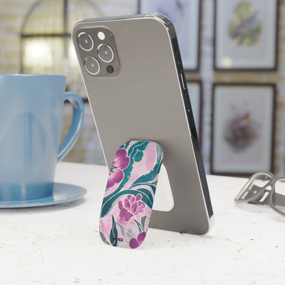 Agarre de clic para teléfono Purple Beauty