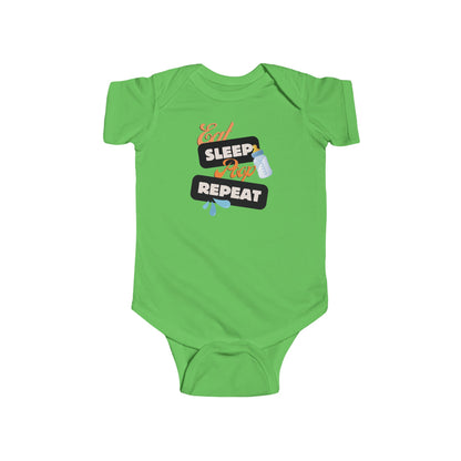 Eat Sleep Poop Repeat Infant Bodysuit