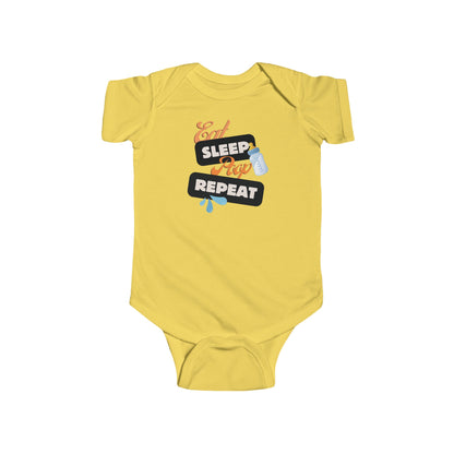 Eat Sleep Poop Repeat Infant Bodysuit