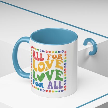 Colorful Love Quote Coffee Mug