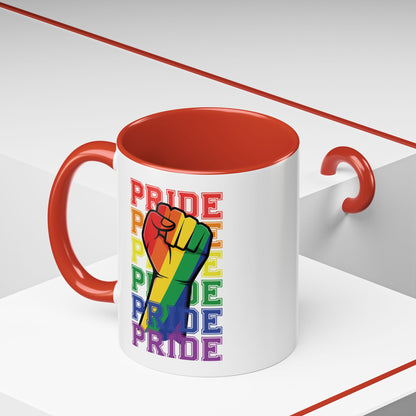 Pride with Fist Coffee Mug