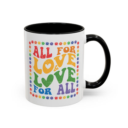 Colorful Love Quote Coffee Mug