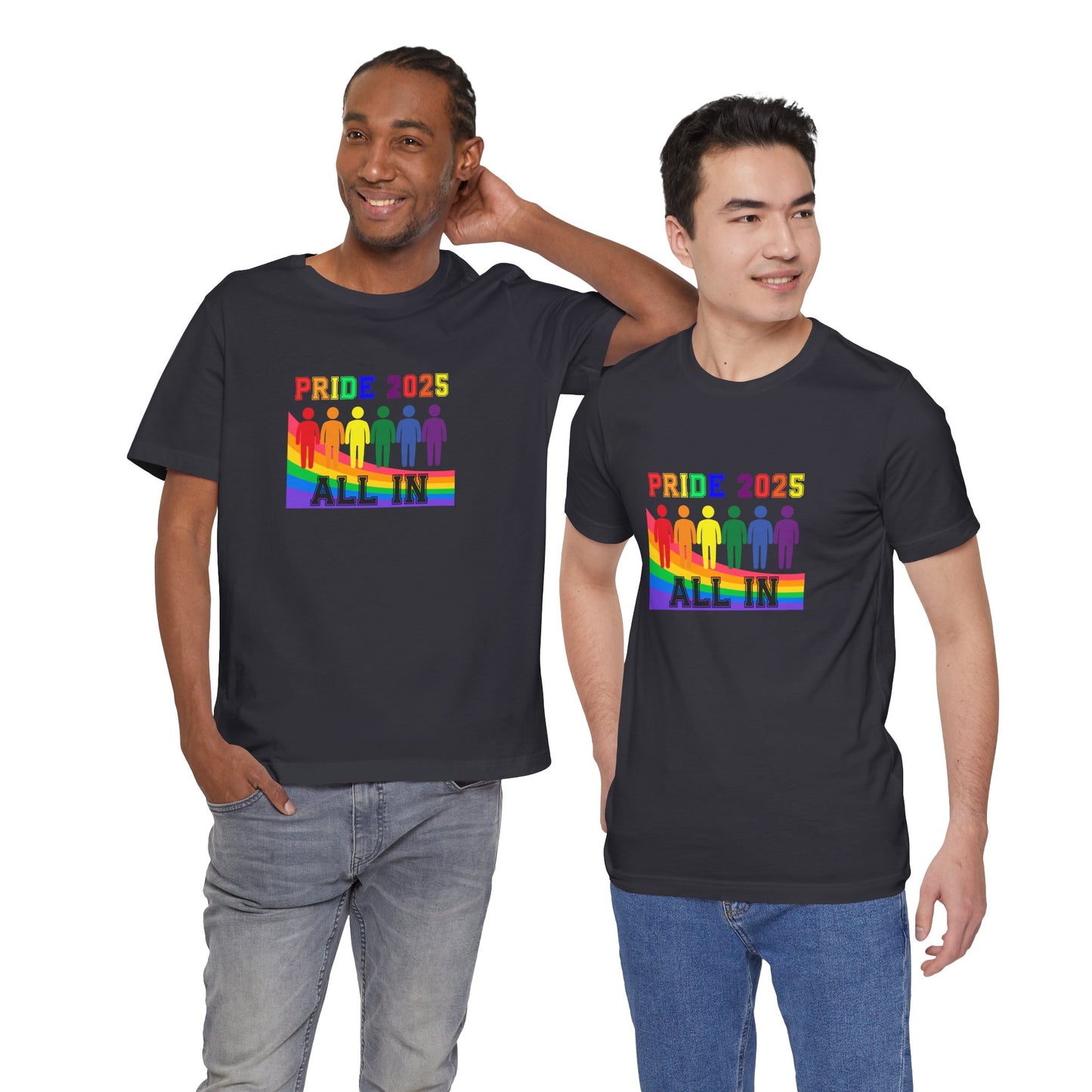 Pride 2025 All in Unisex Tee