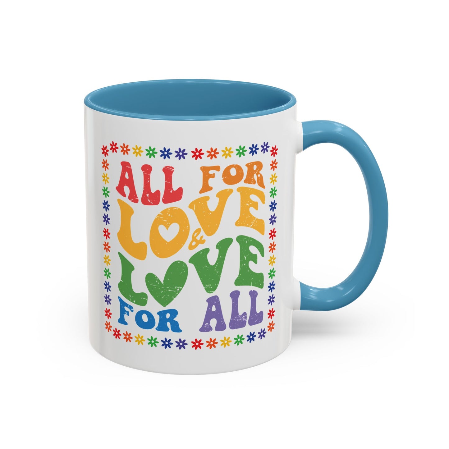 Colorful Love Quote Coffee Mug