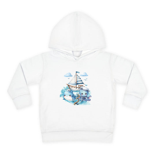 Nautical Sea Toddler Fleece Hoodie