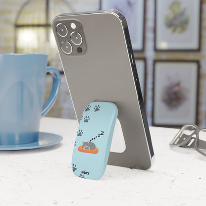 Snoozy Kitty Phone Click-On Grip