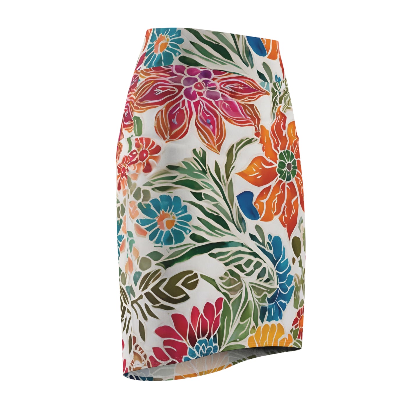 Falda tubo de primavera para mujer