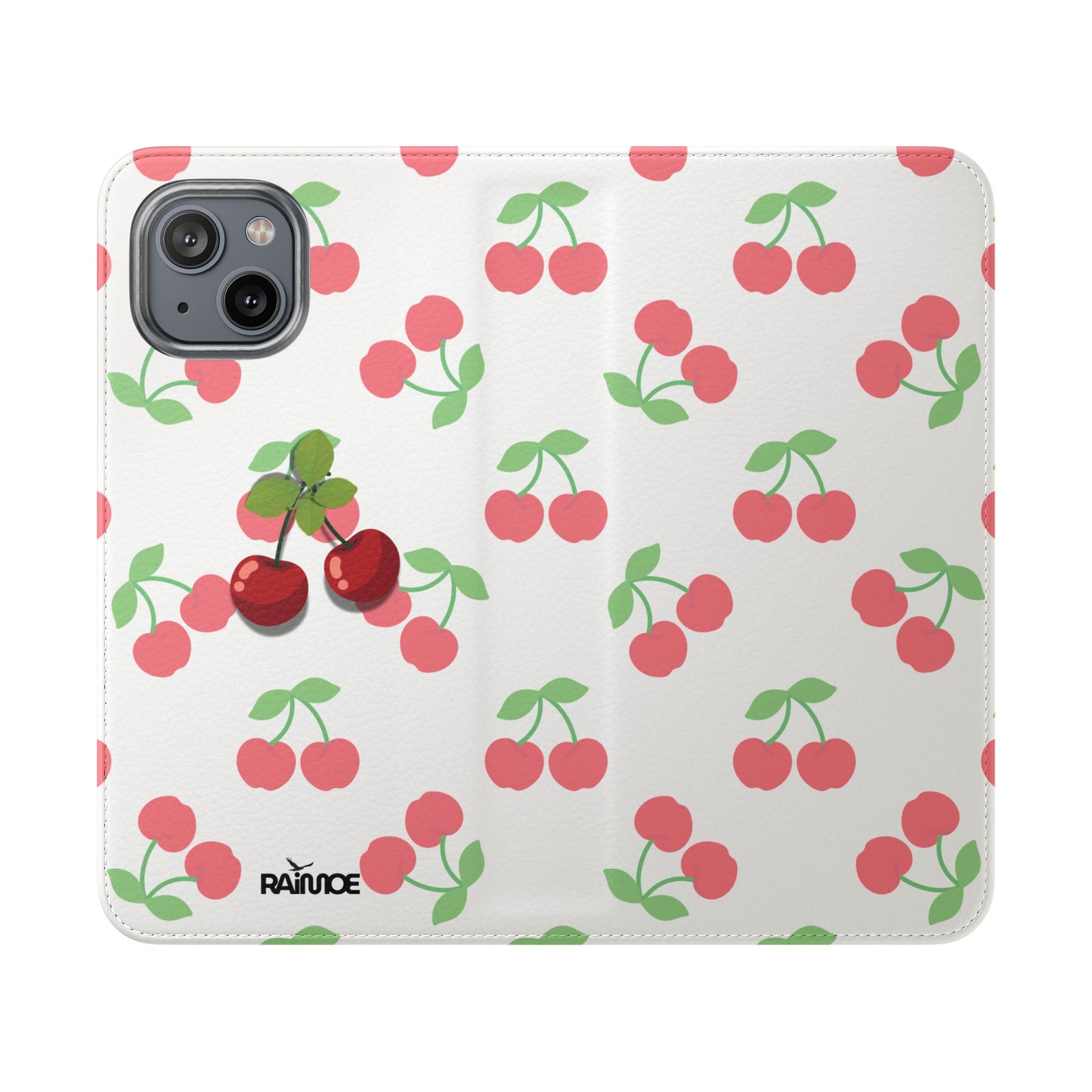 Funda con tapa para iPhone Red Cherry