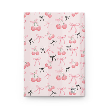 Cute Cherry Dreams Hardcover Journal (5.75" x 8")