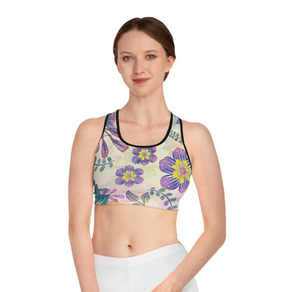 Bright Iris Sports Bra