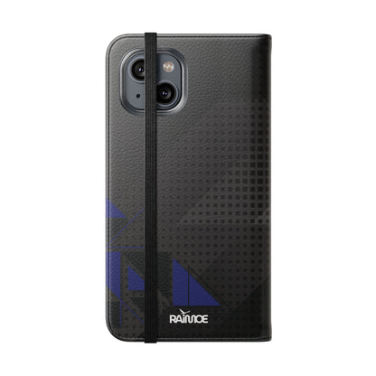 トライアングルライン - iPhone フリップケース