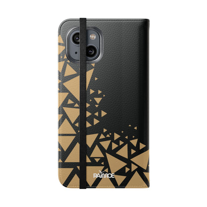 Triangles Web - iPhone Flip Case