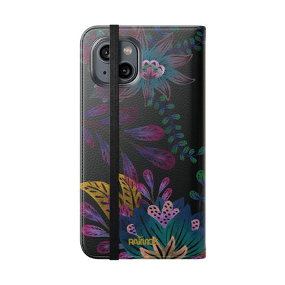 Funda con tapa para iPhone Lumina púrpura