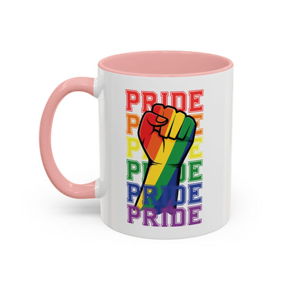 Pride with Fist Coffee Mug