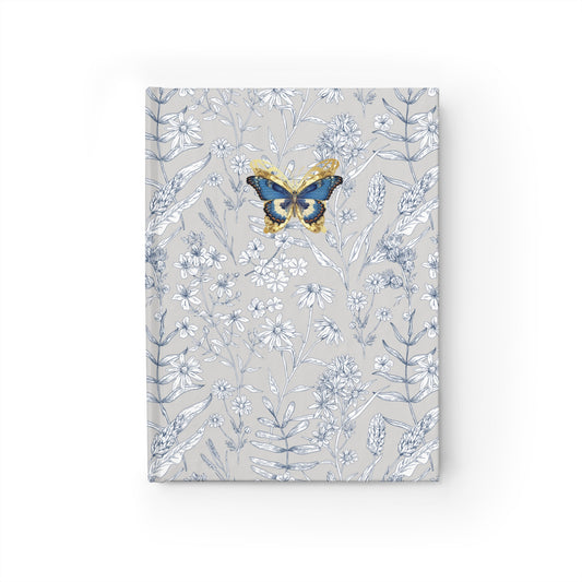 Butterfly Floral Lined Journal