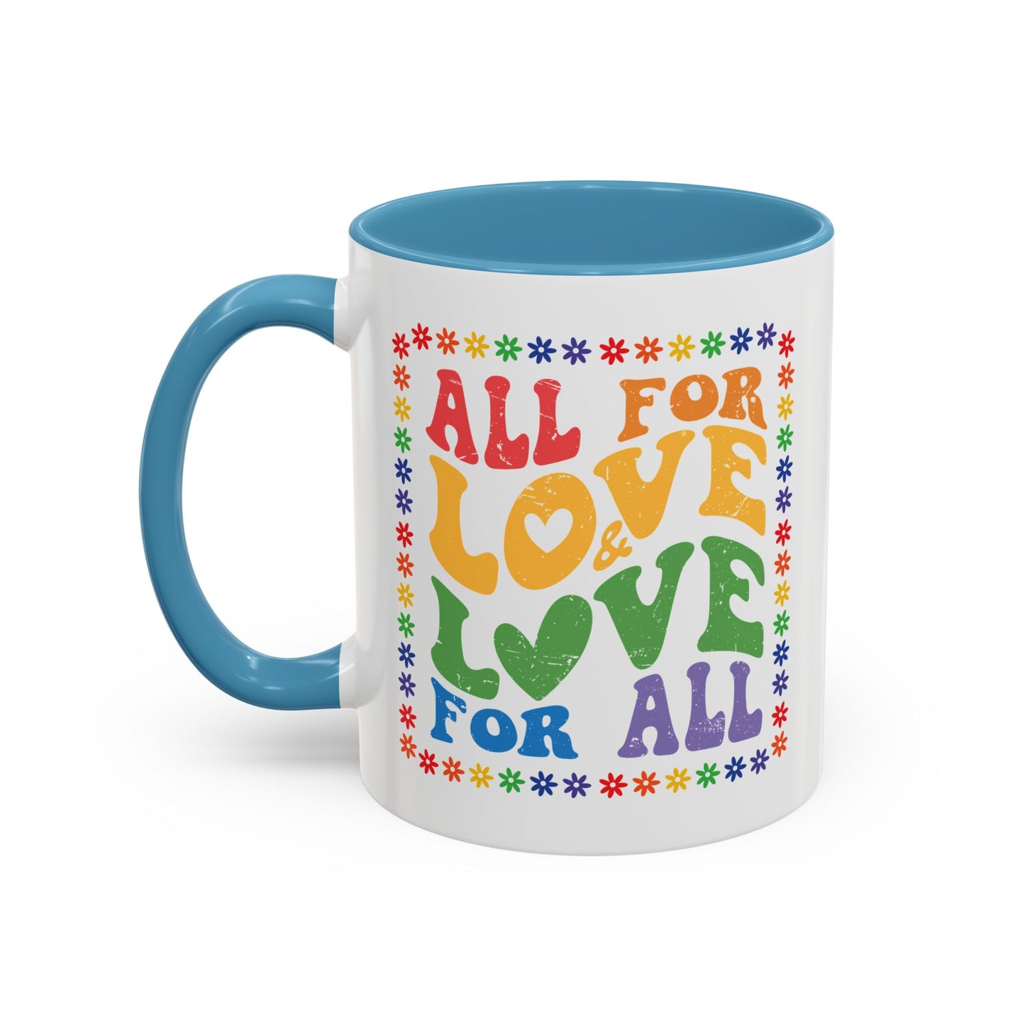 Colorful Love Quote Coffee Mug