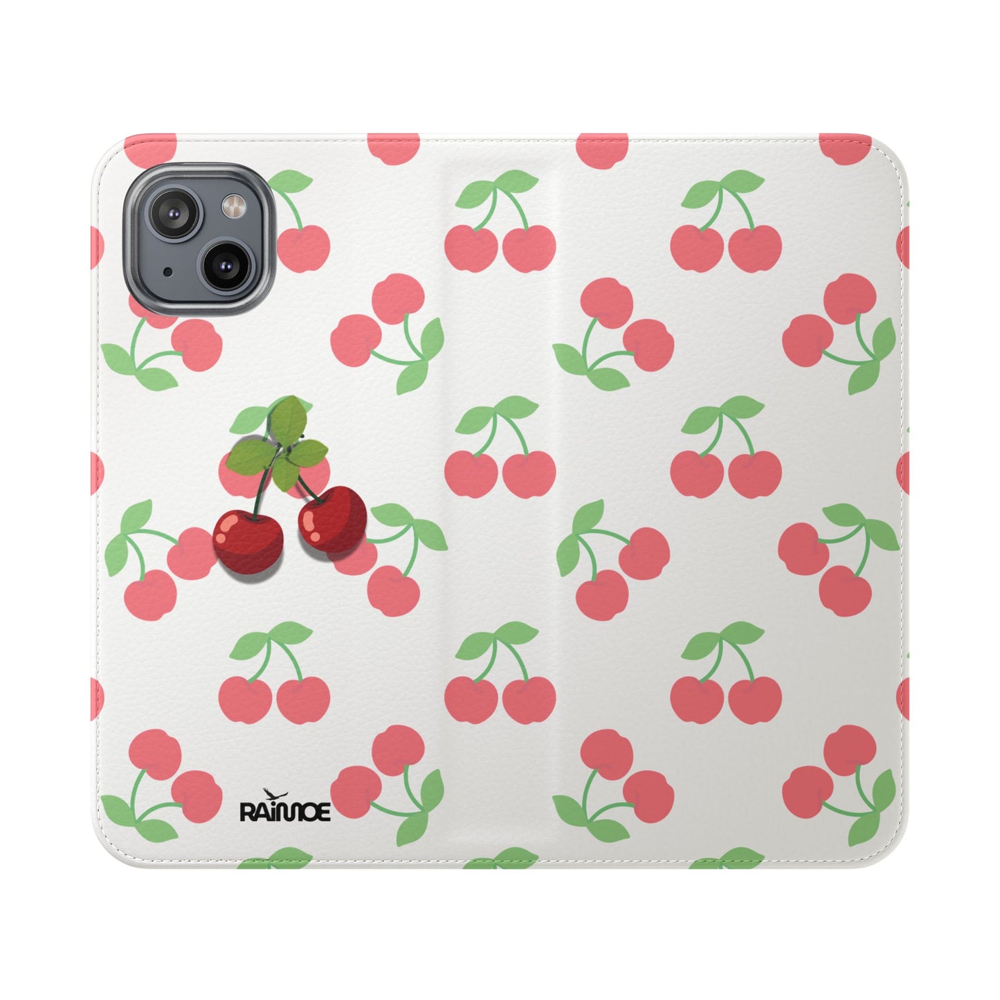 Funda con tapa para iPhone Red Cherry