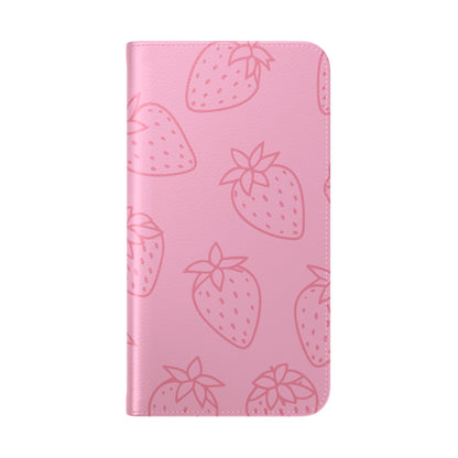 Fresa jugosa - Funda abatible para iPhone