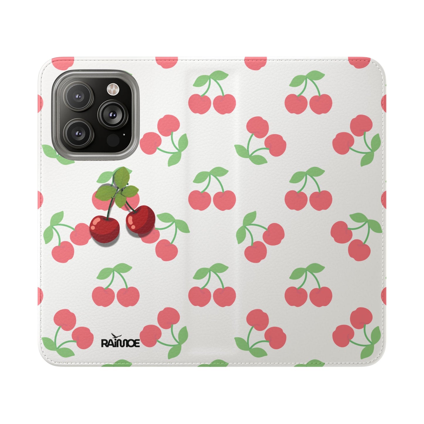 Funda con tapa para iPhone Red Cherry