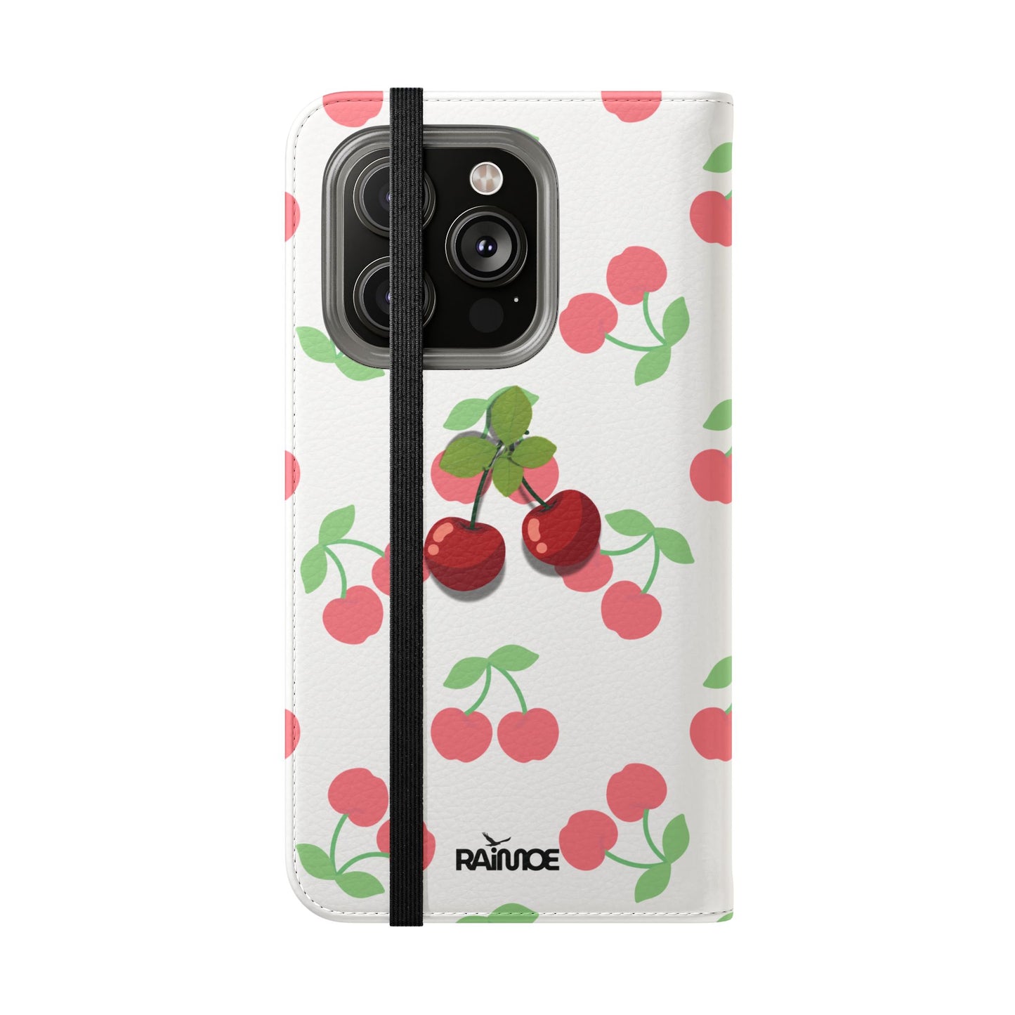 Funda con tapa para iPhone Red Cherry