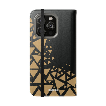 Triangles Web - iPhone Flip Case