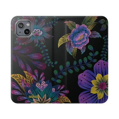Funda con tapa para iPhone Lumina púrpura