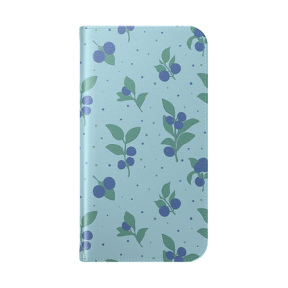 Blueberries Burst - iPhone Flip Case