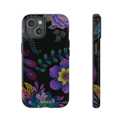 Funda resistente para iPhone (brillante) Purple Lumina