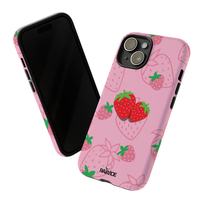 Fresa Jugosa - Funda Resistente para iPhone (Mate)
