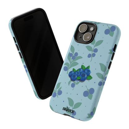 ブルーベリーバースト - iPhone タフケース (光沢)