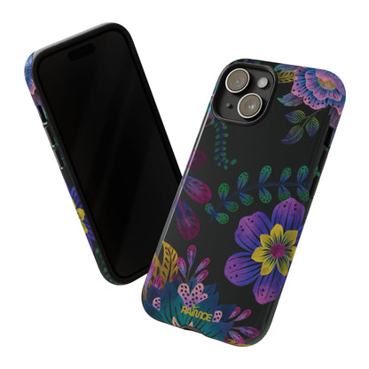 Funda resistente para iPhone (brillante) Purple Lumina