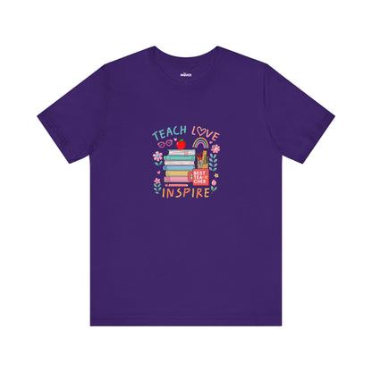 Teach Love Learn Graphic T-Shirt