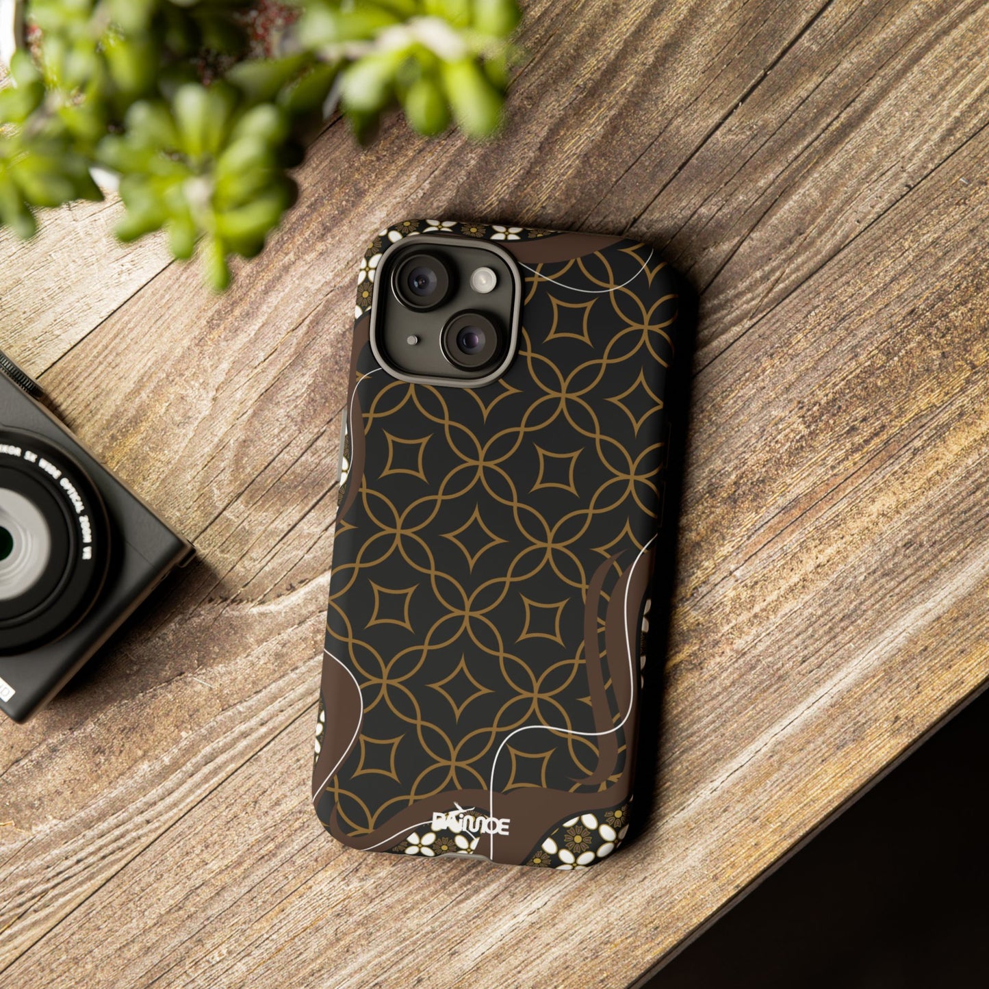 Impresión básica - Funda resistente para iPhone (mate)