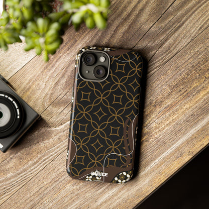 Impresión básica - Funda resistente para iPhone (brillante)
