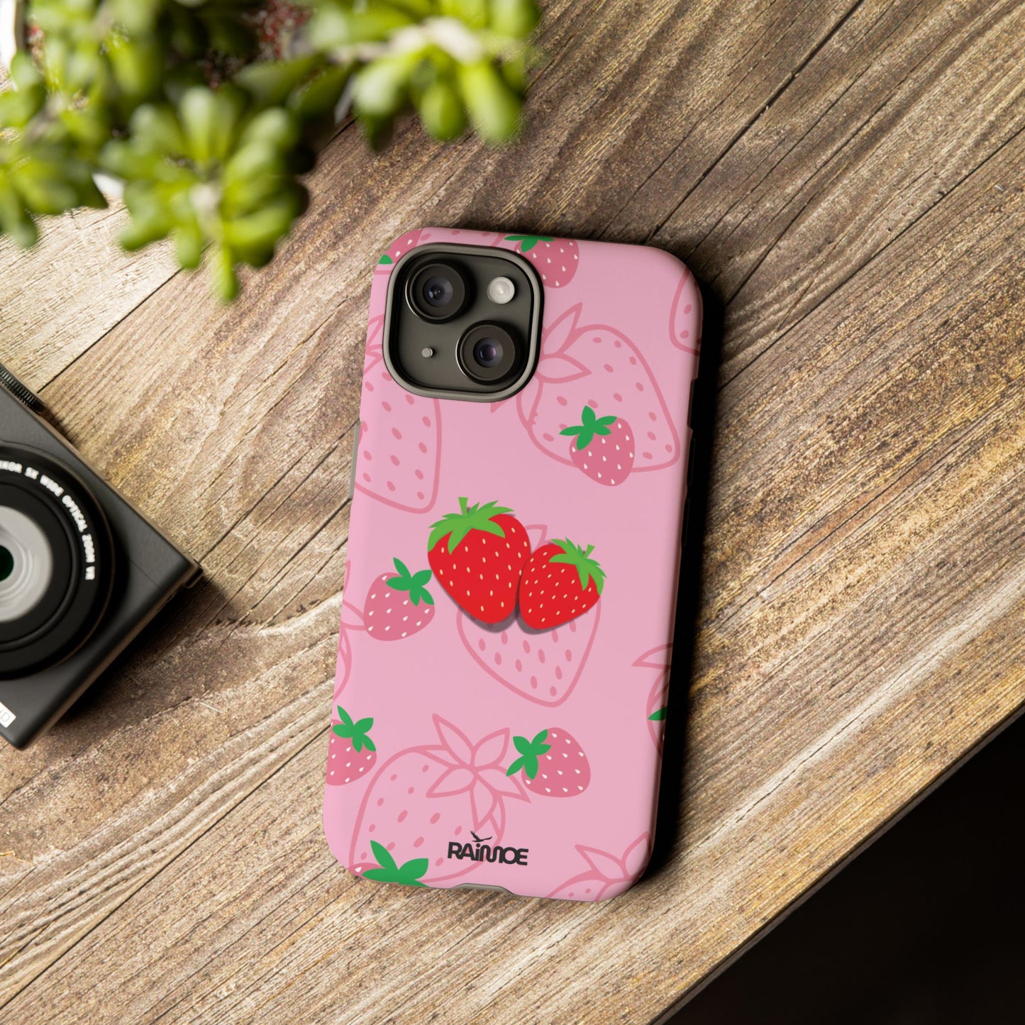 Fresa Jugosa - Funda Resistente para iPhone (Mate)