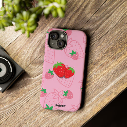 Fresa Jugosa - Funda Resistente para iPhone (Mate)