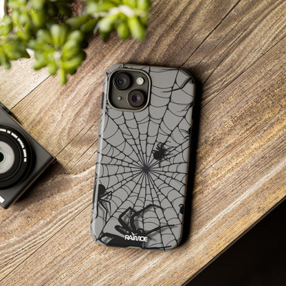 Telaraña - Funda resistente para iPhone (brillante)