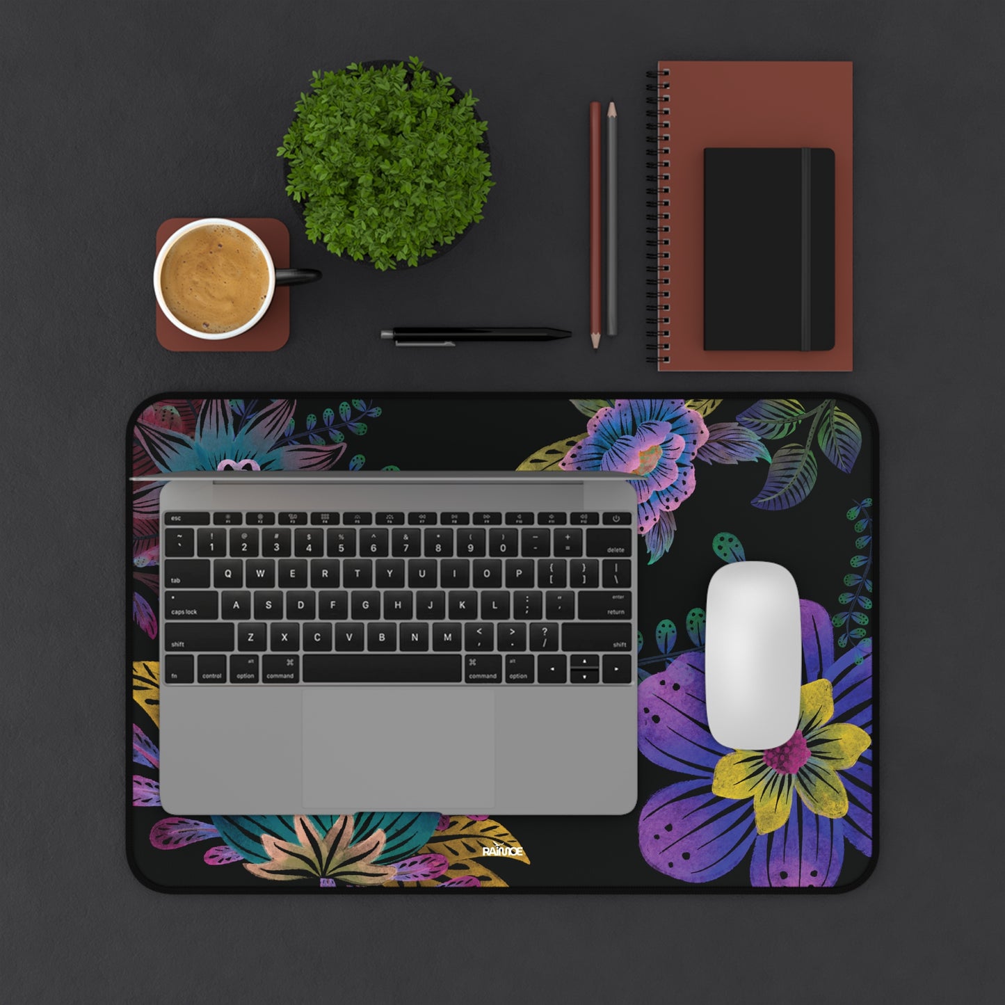 Purple Lumina Desk Mat