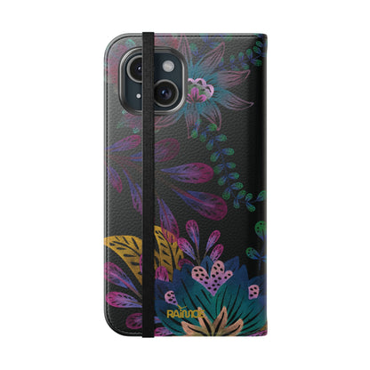 Funda con tapa para iPhone Lumina púrpura