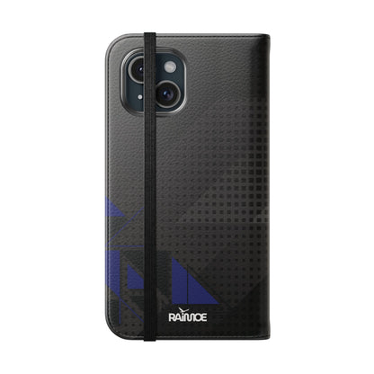 トライアングルライン - iPhone フリップケース