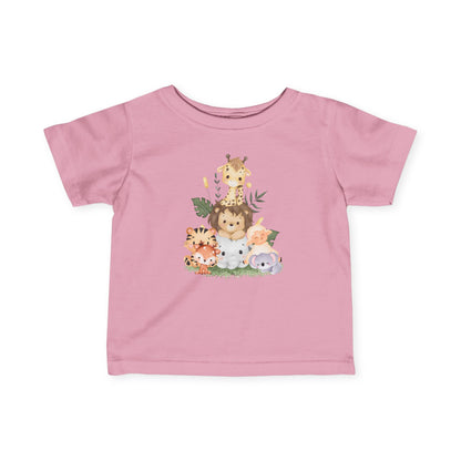 サファリアニマルベビーTシャツ