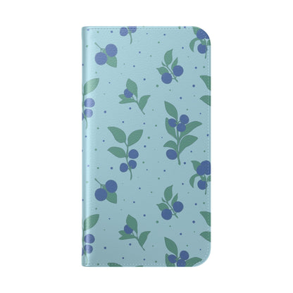 Blueberries Burst - iPhone Flip Case