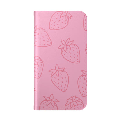 Fresa jugosa - Funda abatible para iPhone