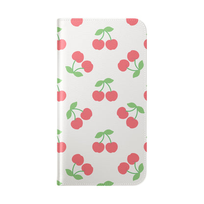 Funda con tapa para iPhone Red Cherry