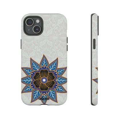 Blue Bloom - Funda resistente para iPhone (mate)