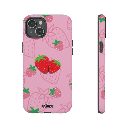 Fresa Jugosa - Funda Resistente para iPhone (Mate)