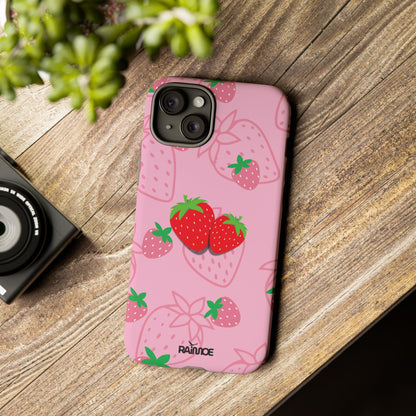 Fresa Jugosa - Funda Resistente para iPhone (Mate)