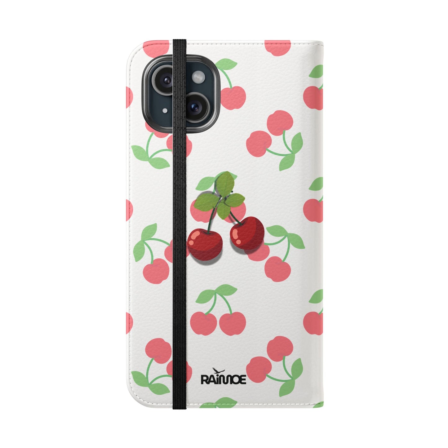 Funda con tapa para iPhone Red Cherry