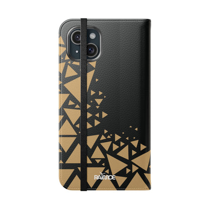 Triangles Web - iPhone Flip Case